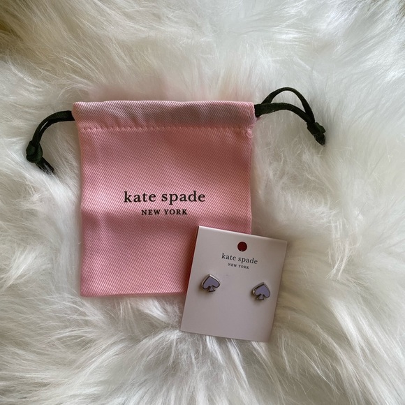 kate spade Jewelry - Nwt kate spade everyday enamel lilac studs
